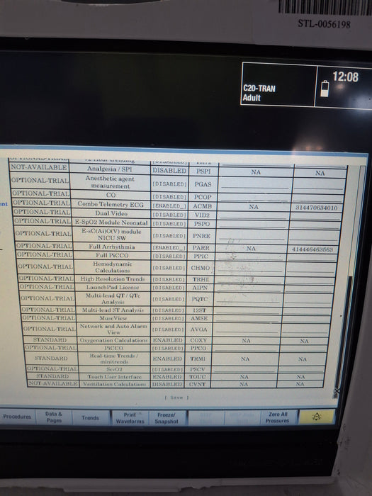 GE Healthcare Carescape B450 Critical Care Patient Monitor
