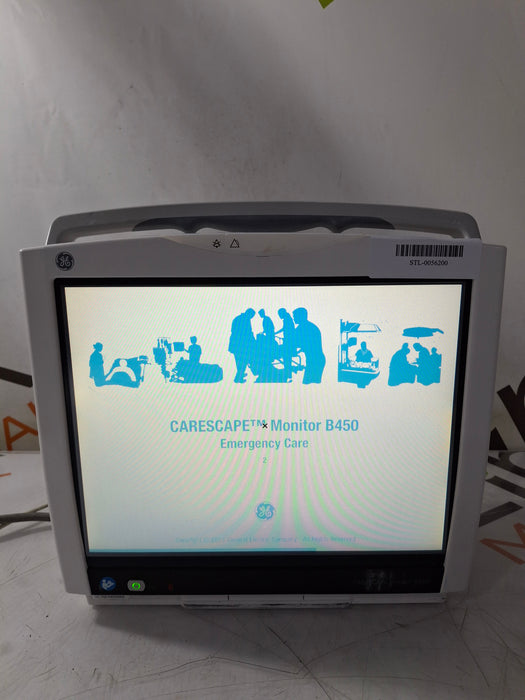 GE Healthcare Carescape B450 Emergency Care Patient Monitor