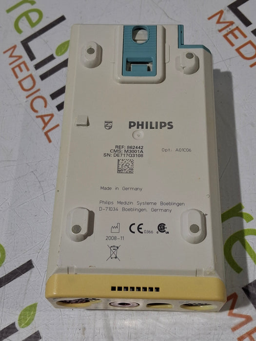 Philips M3001A-A01C06 Fast SpO2, NIBP, ECG, Temp, IBP MMS Module
