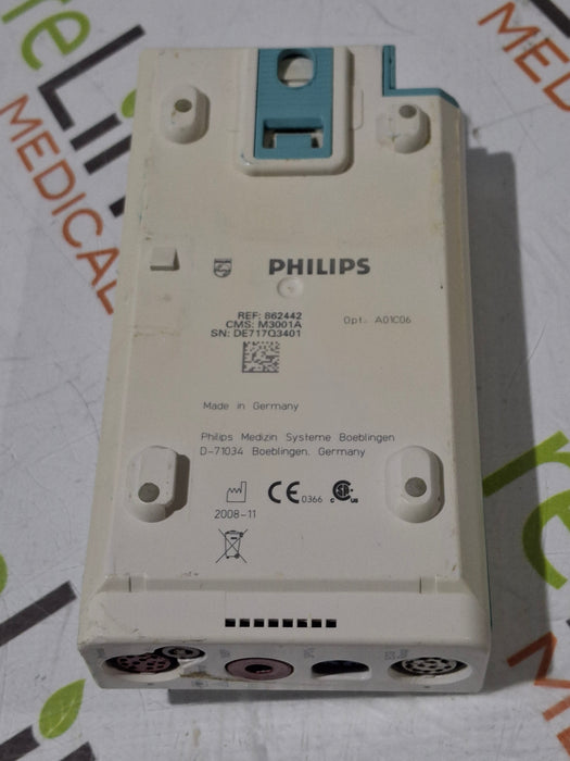 Philips M3001A-A01C06 Fast SpO2, NIBP, ECG, Temp, IBP MMS Module