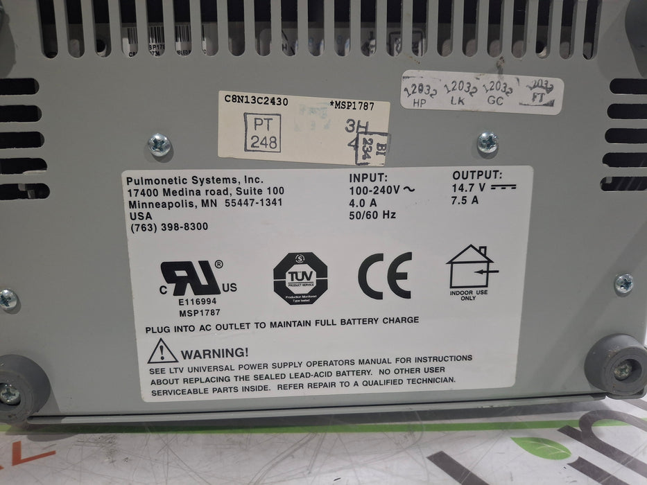 Pulmonetic Systems LTV UPS