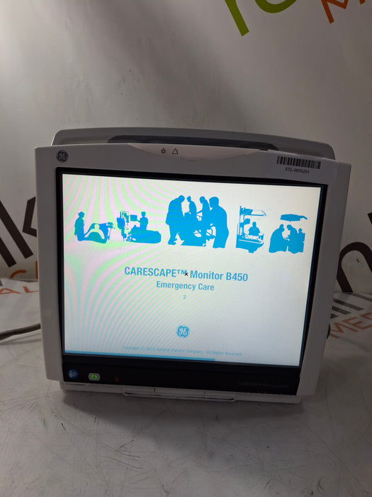 GE Healthcare Carescape B450 Emergency Care Patient Monitor