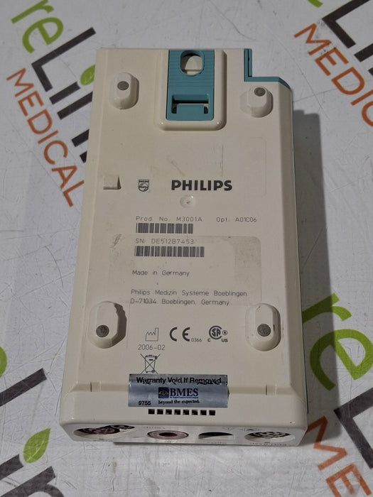 Philips M3001A-A01C06 Fast SpO2, NIBP, ECG, Temp, IBP MMS Module