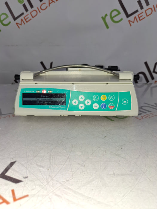 B. Braun Infusomat Space w/Pole Clamp & AC Adapter Infusion Pump