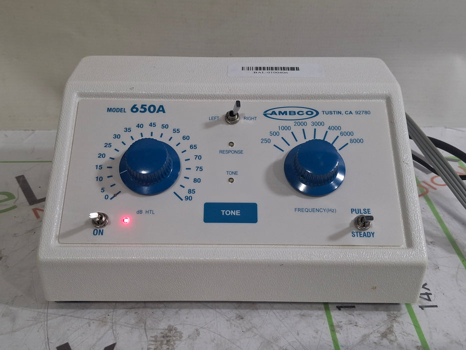 Ambco 650A Audiometer