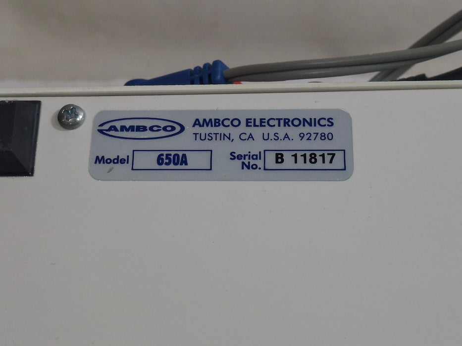 Ambco 650A Audiometer