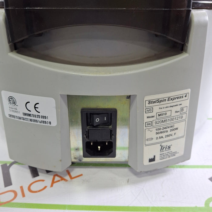 IRIS Medical StatSpin Express 4 Bench Top Centrifuge