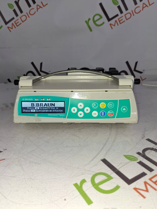 B. Braun Infusomat Space w/Pole Clamp Infusion Pump