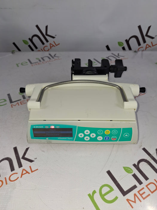 B. Braun Infusomat Space w/Pole Clamp Infusion Pump