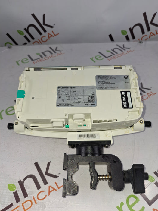 B. Braun Infusomat Space w/Pole Clamp Infusion Pump