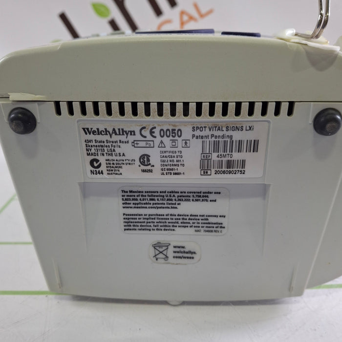 Welch Allyn Spot LXi - NIBP, SureTemp Plus, Masimo SpO2 Vital Signs Monitor