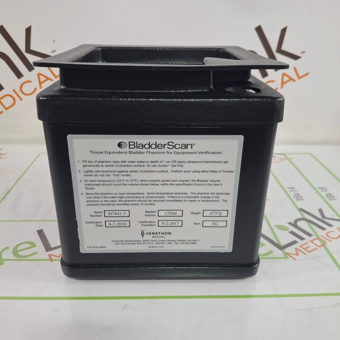 Verathon Medical, Inc Bladderscan 0620-0068 Bladder Phantom