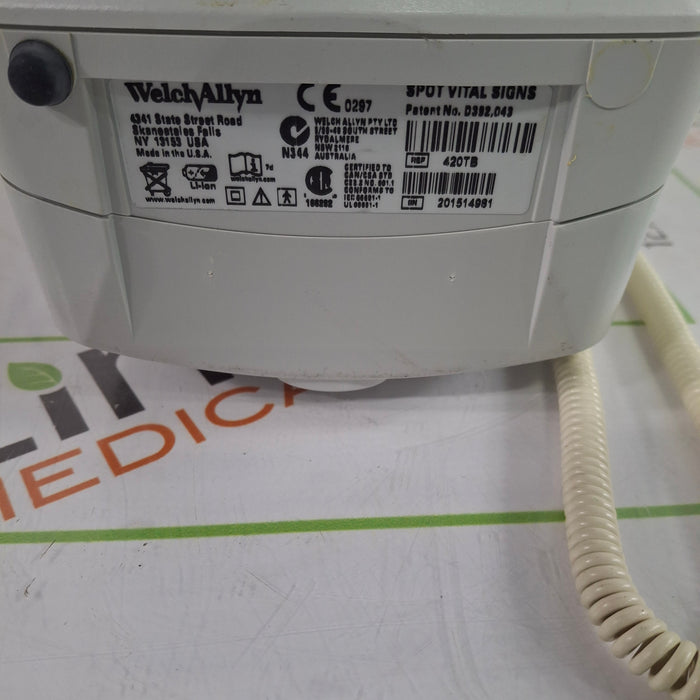 Welch Allyn Spot 420 - NIBP, Temp Vital Signs Monitor