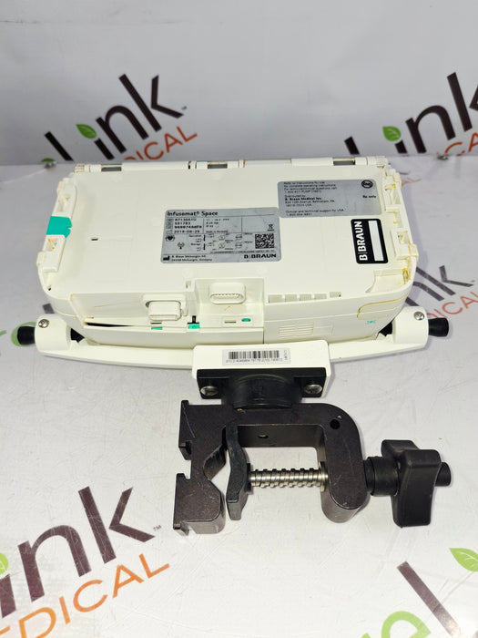 B. Braun Infusomat Space w/Pole Clamp Infusion Pump