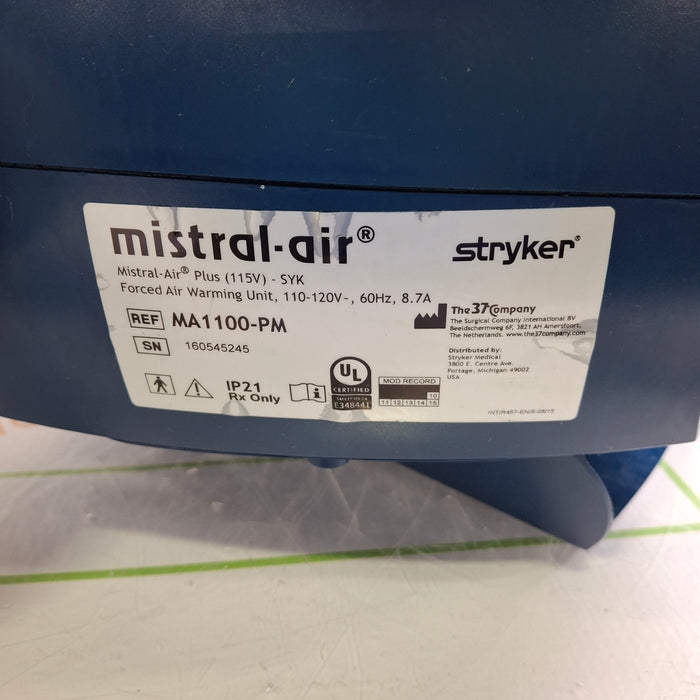 Stryker Mistral-Air Forced Air Warming System