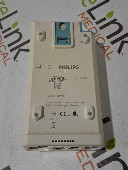 Philips M3001A-A01C06 Fast SpO2, NIBP, ECG, Temp, IBP MMS Module