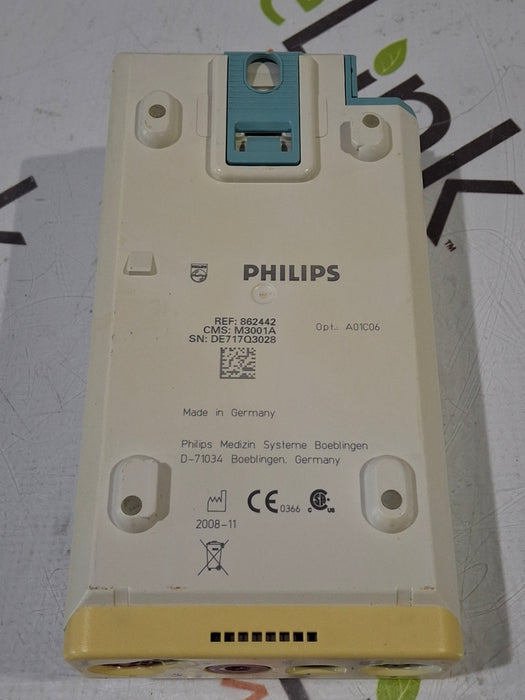 Philips M3001A-A01C06 Fast SpO2, NIBP, ECG, Temp, IBP MMS Module