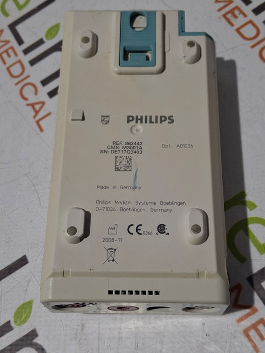 Philips M3001A-A01C06 Fast SpO2, NIBP, ECG, Temp, IBP MMS Module