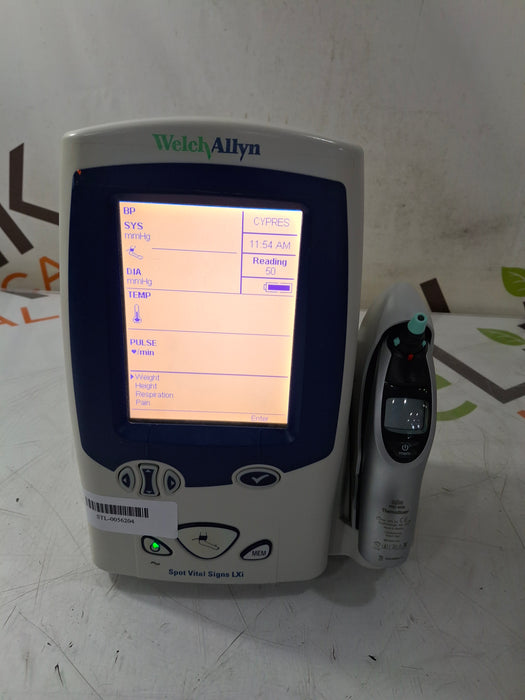 Welch Allyn Spot LXi - NIBP, ThermoScan Vital Signs Monitor