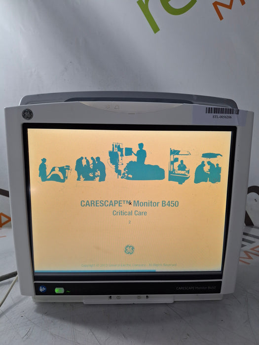 GE Healthcare Carescape B450 Critical Care Patient Monitor
