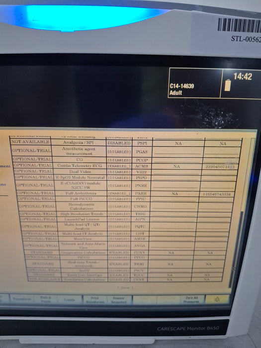 GE Healthcare Carescape B450 Critical Care Patient Monitor
