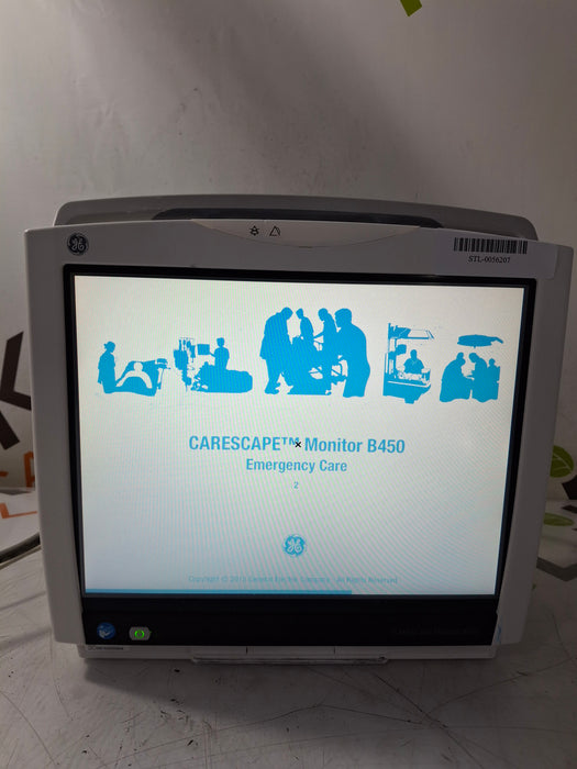 GE Healthcare Carescape B450 Emergency Care Patient Monitor