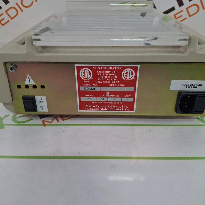 Ortho Clinical Diagnostics MTS Incubator