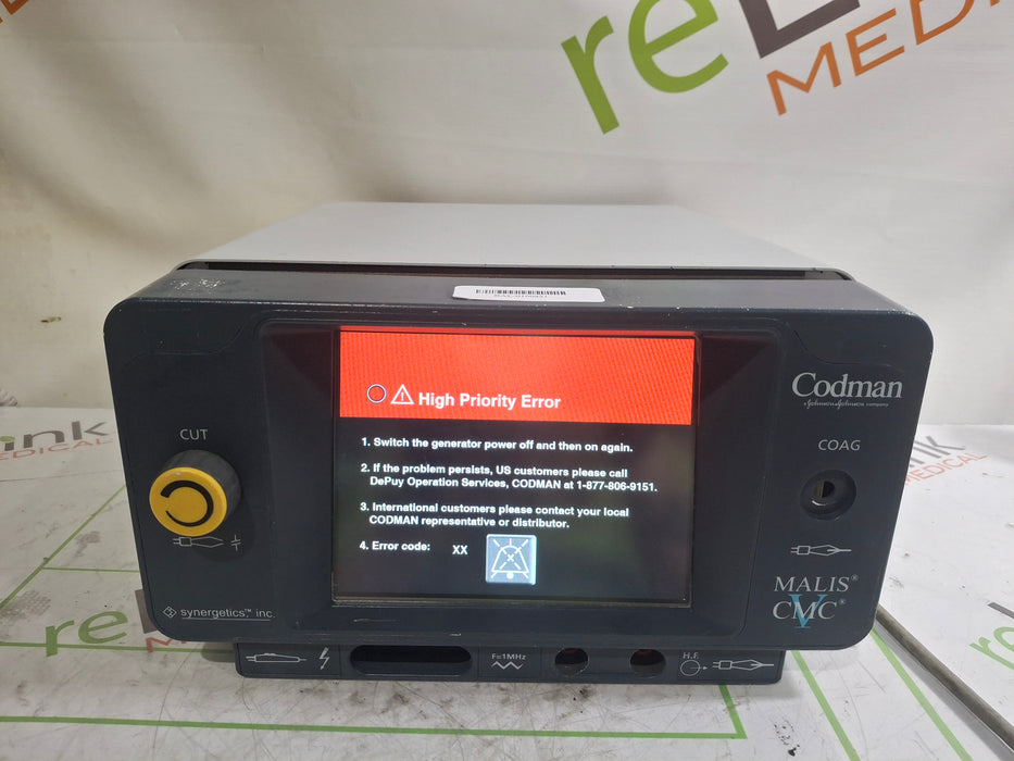 Codman Malis CMC V Bipolar Electrosurgical Unit