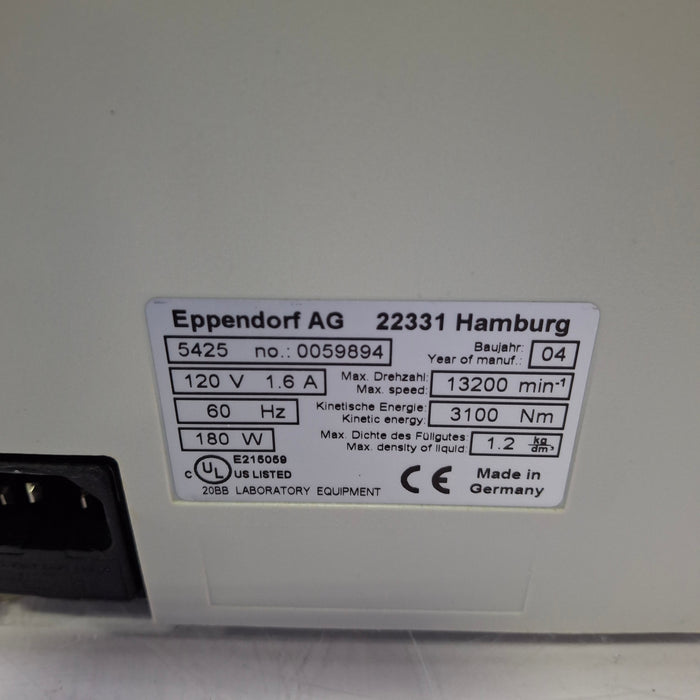 Eppendorf 5415D Centrifuge