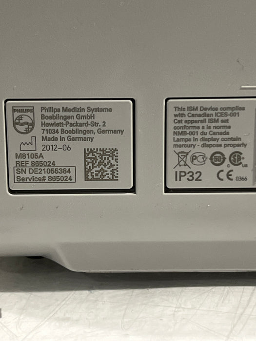 Philips Intellivue MP5 - ECG, Fast SpO2, NIBP Patient Monitor