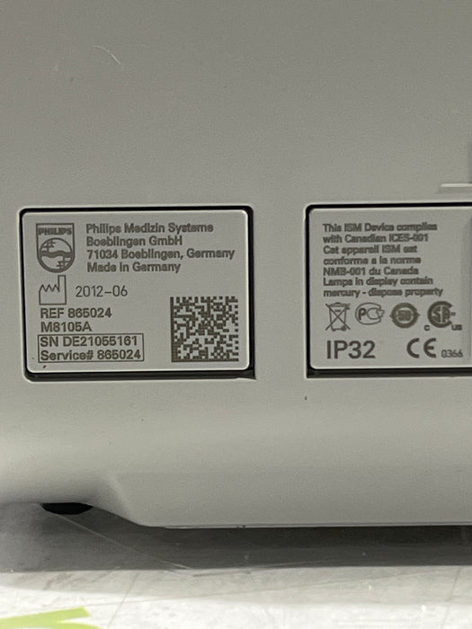 Philips Intellivue MP5 - ECG, Fast SpO2, NIBP Patient Monitor
