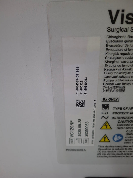 Buffalo Filter VC120 VisiClear Surgical Smoke Evacuator
