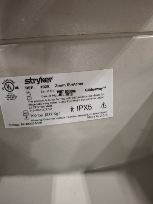 Stryker 1025 Zoom Stretcher