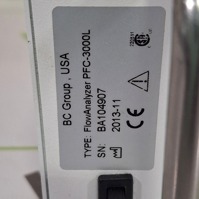 BC Group International Inc PFC-3000 Gas Flow Analyzer