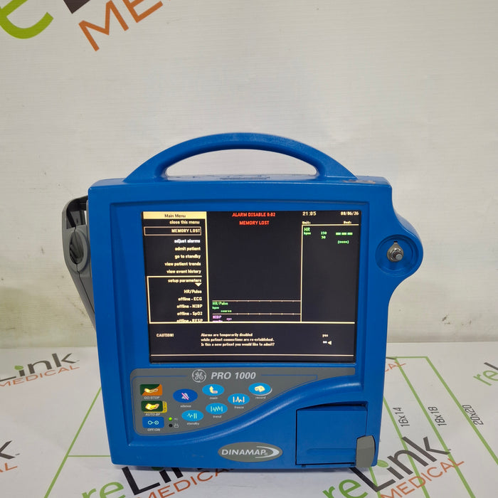 GE Healthcare Pro 1000 Vital Signs Monitor