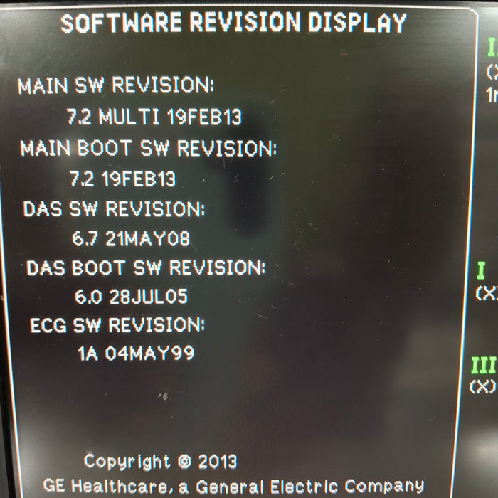 GE Healthcare Dash 4000 - GE/Nellcor SpO2 Patient Monitor