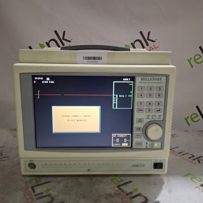 Invivo MDE Millennia 3500CT-P Vital Signs Monitoring System