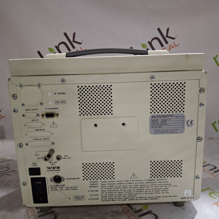 Invivo MDE Millennia 3500CT-P Vital Signs Monitoring System