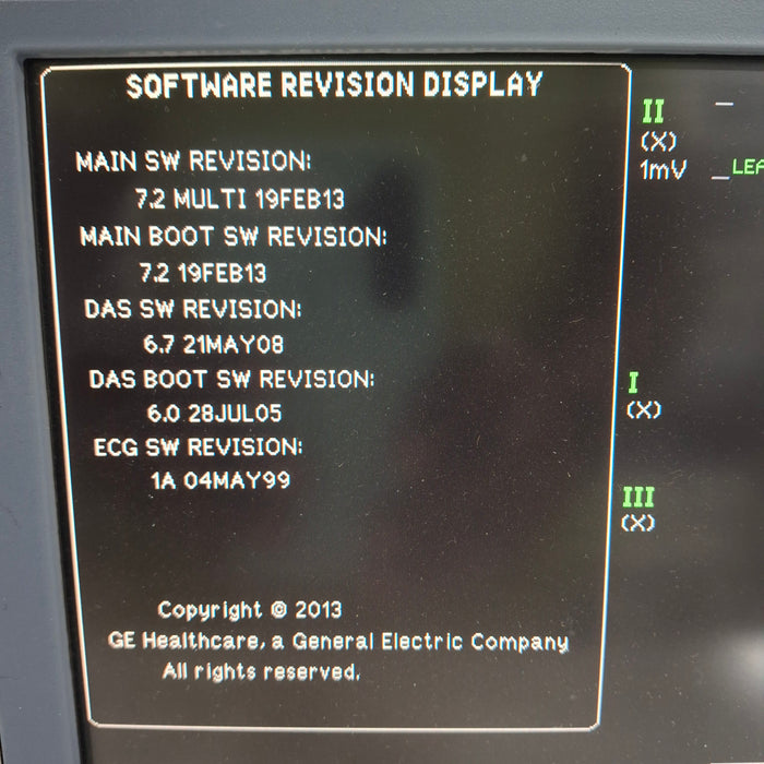 GE Healthcare Dash 4000 - GE/Nellcor SpO2 Patient Monitor