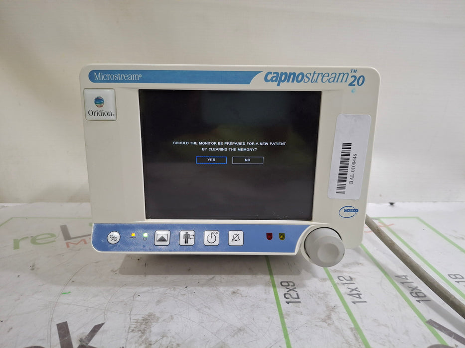 Oridion Capnostream 20 Capnography Monitor