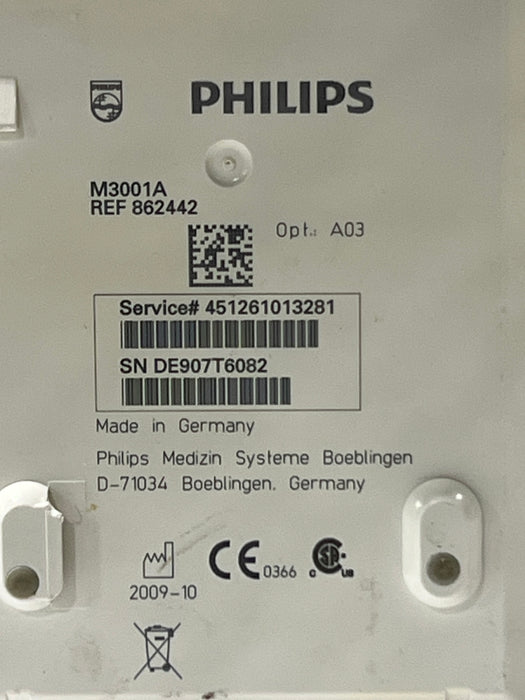 Philips M3001A-A03 Masimo SpO2, NIBP, ECG MMS Module