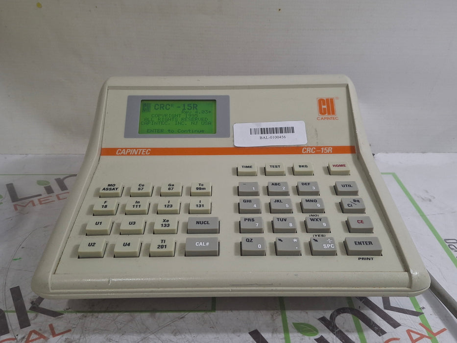 Capintec CRC-15R Radioisotope Dose Calibrator