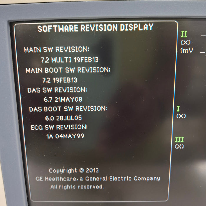 GE Healthcare Dash 4000 - GE/Nellcor SpO2 Patient Monitor