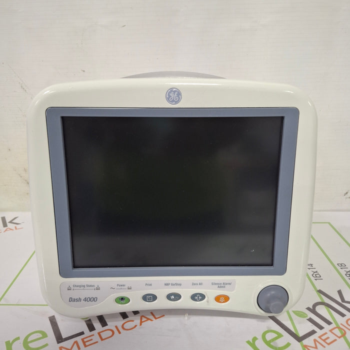 GE Healthcare Dash 4000 - GE/Nellcor SpO2 Patient Monitor