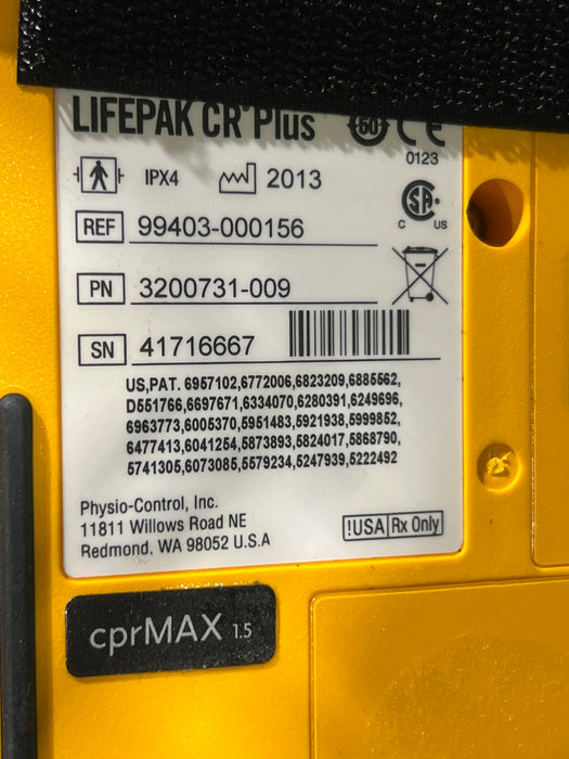 Medtronic LifePak CR Plus Defibrillator