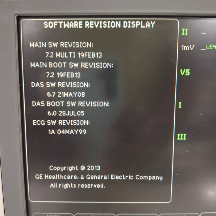 GE Healthcare Dash 4000 - GE/Nellcor SpO2 Patient Monitor