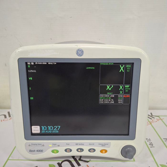 GE Healthcare Dash 4000 - GE/Nellcor SpO2 Patient Monitor