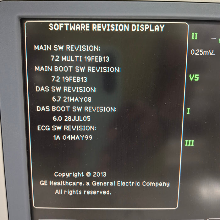 GE Healthcare Dash 4000 - GE/Nellcor SpO2 Patient Monitor