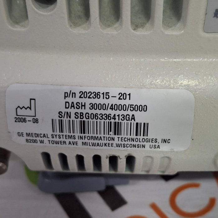 GE Healthcare Dash 4000 - GE/Nellcor SpO2 Patient Monitor