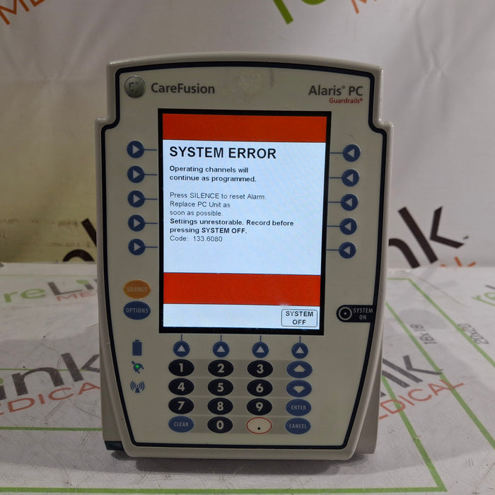 CareFusion Alaris 8015 Large Screen POC Infusion Pump